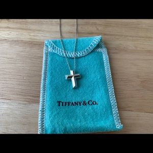 Tiffany & Co Paloma Picasso heart cross necklace